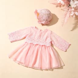 Newborn Photography Princess Outfit BabyGirl White Lace Tulle Dress with Hat Newborn Infant Christening Gown Photo Shoot Outfit