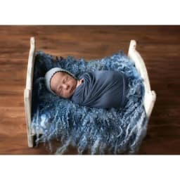 16”Curly Round Felted Blanket, Wool Newborn Photography Props for Photoshoot, Felted Baby Wrap Stuffer Fotografía de bebés