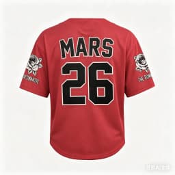 Bruno Mars The Romantic Tour 2026 Baseball Jersey Short Sleeve Shirt Unisex Casual Streetwear For Fans Kids Adults