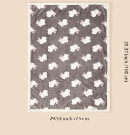 Winter Newborn Baby Swaddle Blanket Double Layer Thickened Flannel Lamb Wool Blankets Baby Bedding Stroller Cover Baby Items