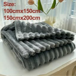 Throw Blanket All Season Soft Plush Cozy Bed Blanket Multifunctional Lightweight Warm Couch Blanket for Sofa Bed Travel