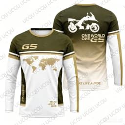 2026 GS Adventure Motorcycle Long Sleeve Jersey Quick Dry Breathable Moto Riding Shirt Outdoor Touring Motocross Tee Kids/Adult