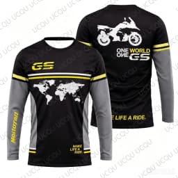 2026 GS Adventure Motorcycle Long Sleeve Jersey Quick Dry Breathable Moto Riding Shirt Outdoor Touring Motocross Tee Kids/Adult