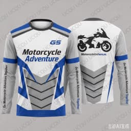 2026 GS Adventure Motorcycle Long Sleeve Jersey Quick Dry Breathable Moto Riding Shirt Outdoor Touring Motocross Tee Kids/Adult