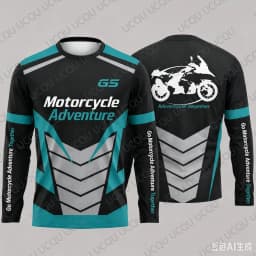 2026 GS Adventure Motorcycle Long Sleeve Jersey Quick Dry Breathable Moto Riding Shirt Outdoor Touring Motocross Tee Kids/Adult