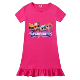 Super Kitties Outdoor Clothing Princess Dress for Girls Baby Girl Outfits Children Dresses Our Beloved Baby Fashion for Babies