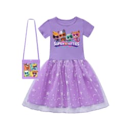 Super Kitties Outdoor Clothing Princess Dress for Girls Baby Girl Outfits Children Dresses Our Beloved Baby Fashion for Babies