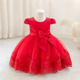 New Pengpeng Birthday Dress Skirt Children Princess Dress Lace Princess Performance Dress Skirt Embroidery Dress Three-Dimension