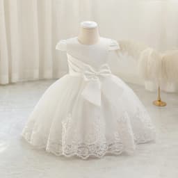 New Pengpeng Birthday Dress Skirt Children Princess Dress Lace Princess Performance Dress Skirt Embroidery Dress Three-Dimension