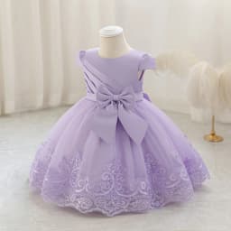 New Pengpeng Birthday Dress Skirt Children Princess Dress Lace Princess Performance Dress Skirt Embroidery Dress Three-Dimension