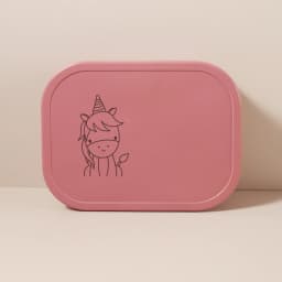 1340ml 1pc Custom Name & Pattern Silicone Kids Lunch Box, 4-Compartment Bento, BPA Free, Leakproof