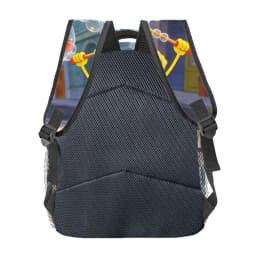 SpongeBob SquarePants Backpack, Cartoon Print School Bookbag, Lightweight Travel Backpack with Mesh Pockets