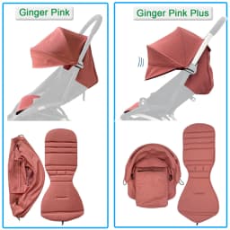 MomTan Stroller Replacement Colth Set For YOYO ,YOYO+ ,YOYO2 Strollers , Waterproof Double Lay 1:1 Original Fabric
