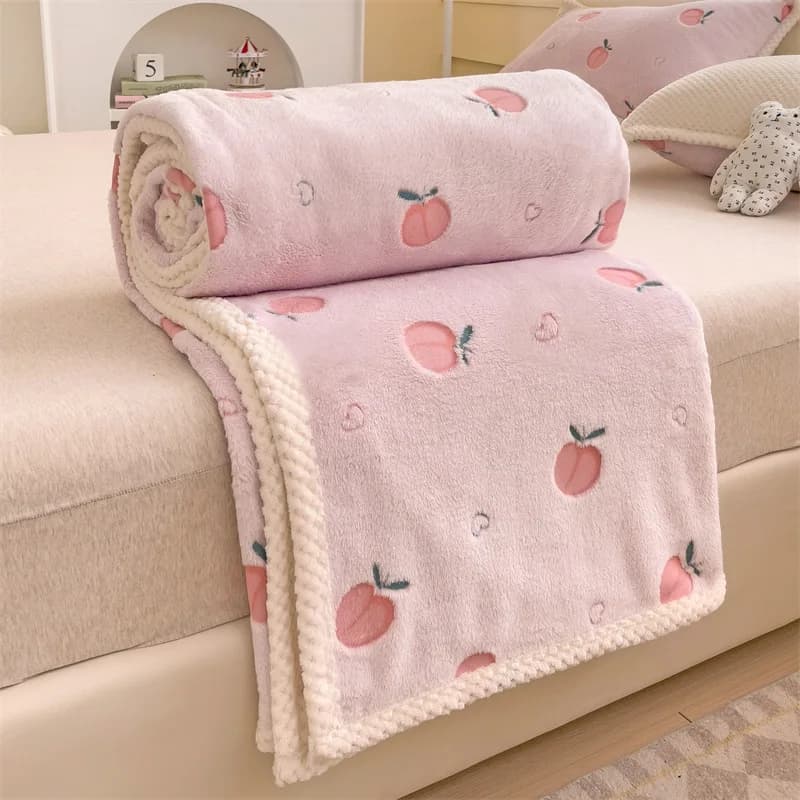 Fleece Baby Blanket Kids Flannel Bedding Soft Kids Stroller Nap Cover Air Conditioning Blankets Quilt Sofa Shawl Baby Items