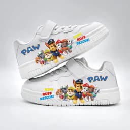 Kids New Paw Patrol Cartoon Casual Shoes Children's New Cute White Sport Shoes Boys Girls Anti-slip Outdoor Breathable Sneakers