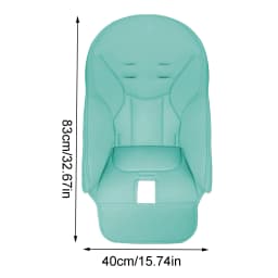 Portable Dining Chair Cover Baby PU Leather Dining Chair Pad Soft Multifunctional Seat Cover With Padding For Kids Children