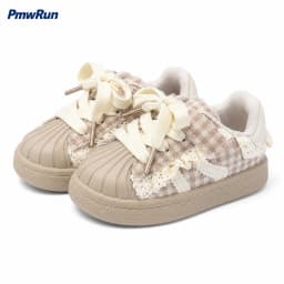 Korean Style Sport Shoes For Children Ergonomics Anti-slippery Kid's Sneakers Trend Fashion Boy's Girl's Running Footwear