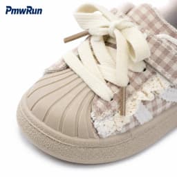 Korean Style Sport Shoes For Children Ergonomics Anti-slippery Kid's Sneakers Trend Fashion Boy's Girl's Running Footwear