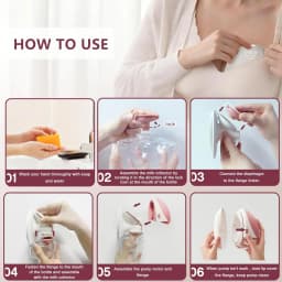 M9 Full Set Breast Replacement Part for Momcozy Upgraded Mobile Flow | Upgraded M9, 24mm Flange, Red Valve, Red Diaphragm