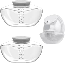 M9 Full Set Breast Replacement Part for Momcozy Upgraded Mobile Flow | Upgraded M9, 24mm Flange, Red Valve, Red Diaphragm