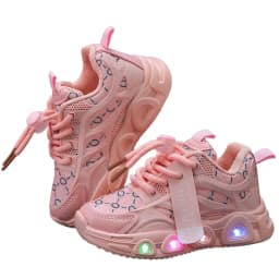Children's Casual Shoes 2026 Autumn Style Net Breathable Non-slip Running Shoes For Boys And Girls Comfortable Outdoor Footwear