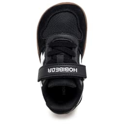 HOBIBEAR Toddler Kids Wide Toe Hiking Sneakers Artificial Leather Mesh Walking Shoes Trekking Outdoor Running Hook-Loop Sneaker
