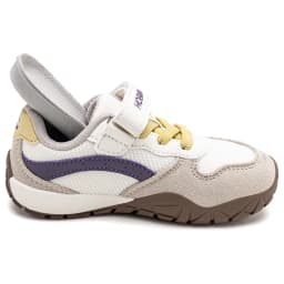 HOBIBEAR Toddler Kids Wide Toe Hiking Sneakers Artificial Leather Mesh Walking Shoes Trekking Outdoor Running Hook-Loop Sneaker