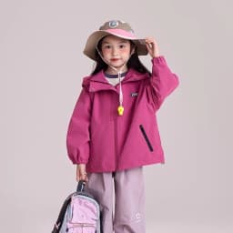 Unisex Hiking Jacket Waterproof Autumn Kid Windbreaker Outdoor Hooded Coats Girls Jacket Boys Fishing Camping Climbing Outerwear