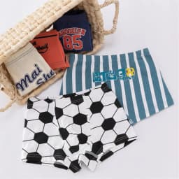 Children's Underwear Cotton Boxer Shorts for Boys and Teenagers Boxer Shorts 5-Pack