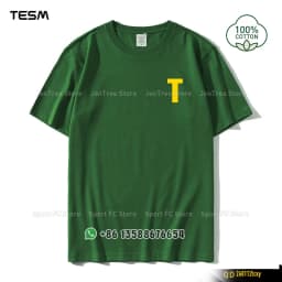 TESM Men Cotton T-Shirt Men Women Summer Streetwear Fashion Short Sleeve Couple Parent-Child Casual Cotton Tee