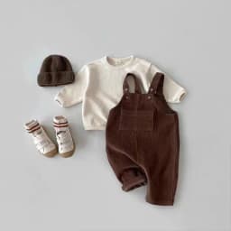 3029 Korean Style Corduroy Baby Crawling Pants Spring Autumn Casual Overalls Multi-Color Toddler Kids Fashionable Clothing
