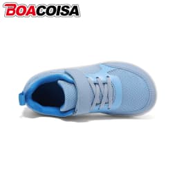 Children's Boys Girls Sneakers Kids Wide Barefoot Shoes Infant Toddler for Baby Outdoor Mesh Sports Running Casual Flat Tennis