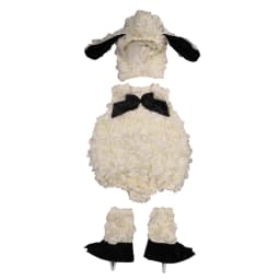 1-6Y Cute Baby Girls Lamb Costume for Toddler Kids Sheep Halloween Costume Animal Themed Cosplay Photography Party Costume