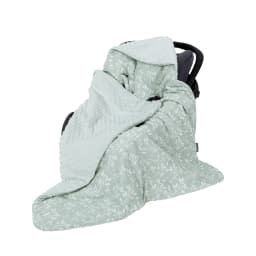 Infant Car Seat Blanket With Windproof Hooded 90*90Cm Double Sides Usable Autumn Winter Warm For Boys Girls Baby Blanket