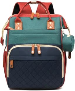 Travel Diaper Bag Backpack for Baby Boys And Girls - Large Capacity Baby Bag with Pad And Pacifier Case - Convenient for Dad And