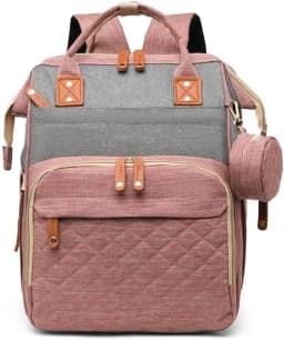Travel Diaper Bag Backpack for Baby Boys And Girls - Large Capacity Baby Bag with Pad And Pacifier Case - Convenient for Dad And
