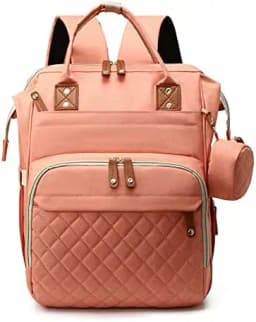 Travel Diaper Bag Backpack for Baby Boys And Girls - Large Capacity Baby Bag with Pad And Pacifier Case - Convenient for Dad And
