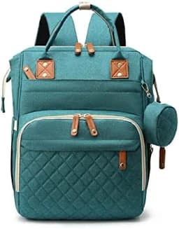 Travel Diaper Bag Backpack for Baby Boys And Girls - Large Capacity Baby Bag with Pad And Pacifier Case - Convenient for Dad And