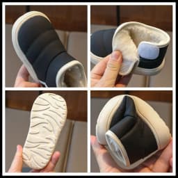 Autumn Winter Baby Boys Girls Snow Boots Children Outdoor Plush Shoes Anti-Slippery Infant Casual Shoes Waterproof Kids Boots
