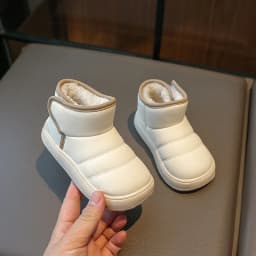 Autumn Winter Baby Boys Girls Snow Boots Children Outdoor Plush Shoes Anti-Slippery Infant Casual Shoes Waterproof Kids Boots