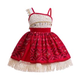 Girls Moana 2 Princess Costume Kids Vaiana Ocean Adventure Dress Children Halloween Carnival Party Fancy Outfit Cosplay Clothes