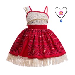 Girls Moana 2 Princess Costume Kids Vaiana Ocean Adventure Dress Children Halloween Carnival Party Fancy Outfit Cosplay Clothes