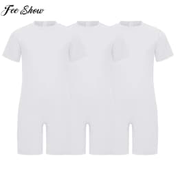 Children 3Pcs Anti-strip Adaptive Bodysuit Special Needs Clothing Short Sleeve Back Zipper Jumpsuit for Autism Sensory kids