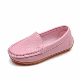 Kids'Casual Shoes Solid Color PU Leather Fashion Spring Flat Shoes For Children Anti-slip Black White Shoes Size 21-36