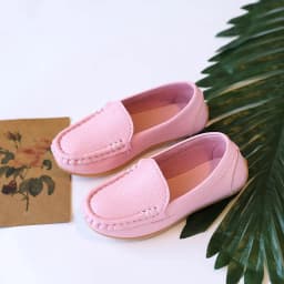 Kids'Casual Shoes Solid Color PU Leather Fashion Spring Flat Shoes For Children Anti-slip Black White Shoes Size 21-36