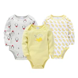2023 Baby Girls Clothes 3 6 pcs/lot pour nouveaux Cotton Long Sleeve Girl Bodysuit 0-24 Months Newborn Boys Clothing Toddler