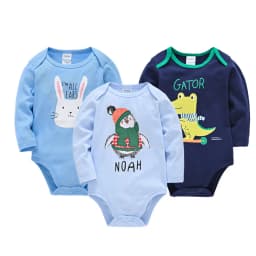 2023 Baby Girls Clothes 3 6 pcs/lot pour nouveaux Cotton Long Sleeve Girl Bodysuit 0-24 Months Newborn Boys Clothing Toddler