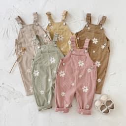 Korean Style Infant Toddler Clothing Boys Girls Summer FashionOveralls Pants Korean Version Casual Trousers Suitable for 0-3Y