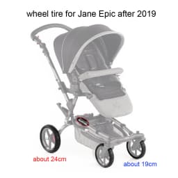 All Terrain Buggy Tire For Jane Epic After 2019 Front Or Rear Wheel Tyre Cover With Tread Tubeless Replace Baby Accessories