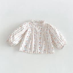 MILANCEL Kids Dress Autumn 1-6T Sweet Floral Dress for Girls Loose Children's Clothing Korean Version Girls Princess Dress